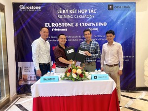 Eurostone ký kết hợp tác độc quyền thương hiệu Cosentino với Tập đoàn Cosentino