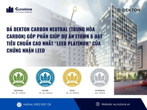 Đá Dekton Carbon Neutral Góp Phần Giúp Dự Án Etown 6 Đạt Chứng Nhận Xanh LEED Platinum