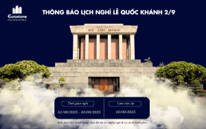 Eurostone Thông Báo Lịch Nghỉ Lễ Quốc Khánh 2/9/2025