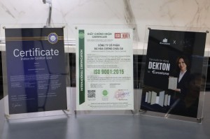 Eurostone Đạt Chứng Nhận ISO 9001 : 2015 – Hệ Thống Quản Lý Chất Lượng