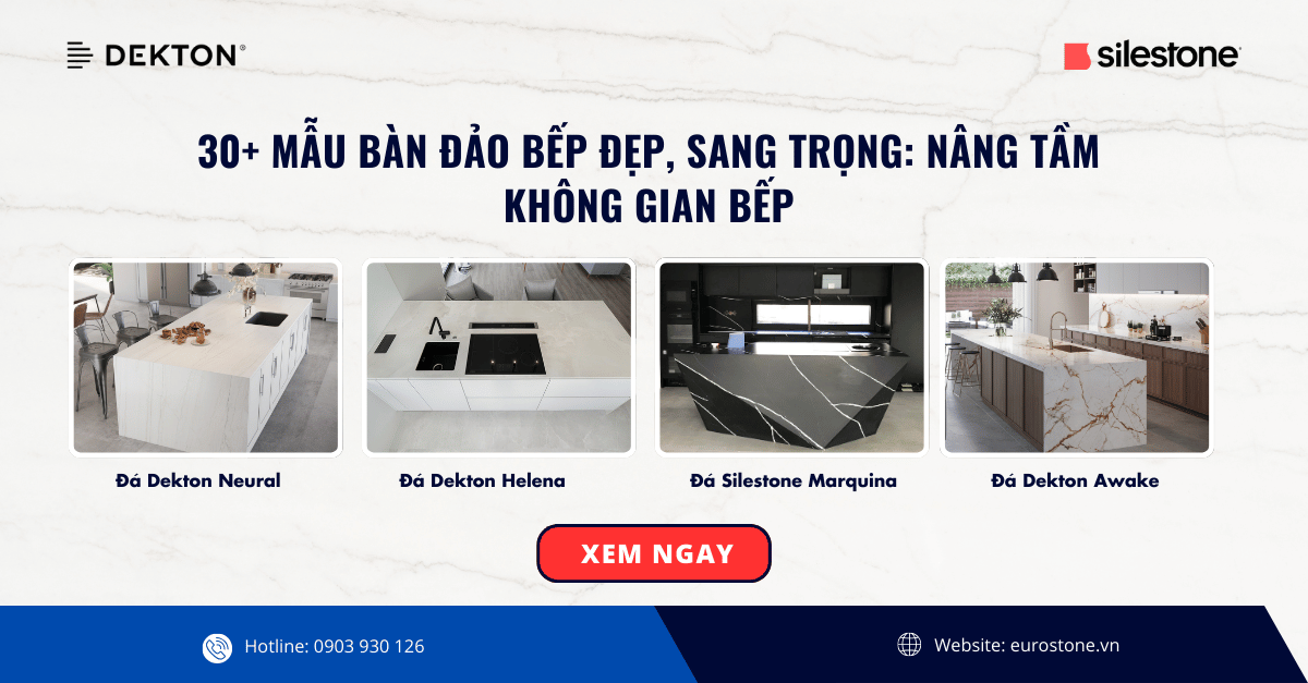 30+ Mẫu Bàn Đảo Bếp Đẹp, Sang Trọng: Nâng Tầm Không Gian Bếp