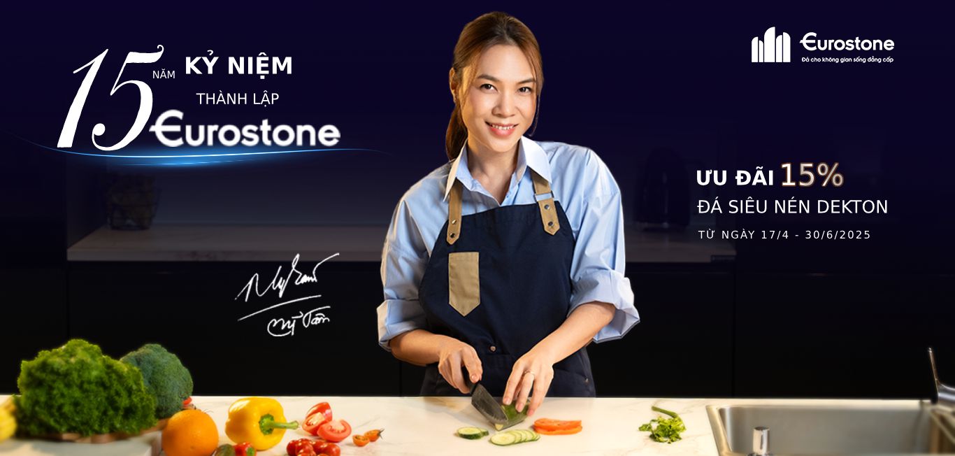 Eurostone Khuyến Mãi 15% Nhân Kỷ Niệm 15 Năm Thành Lập Và Công Bố Đại Sứ Thương Hiệu – Ca Sĩ Mỹ Tâm